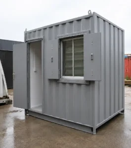 10ft Portable Office Container – Wind & Watertight- Grey