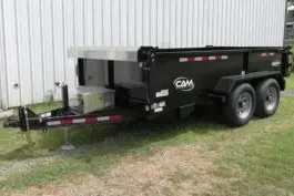 CAM 6′ x 12′ Dump Trailer with tarp rent/ rent to own