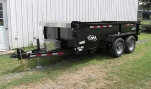 CAM 6′ x 12′ Dump Trailer with tarp